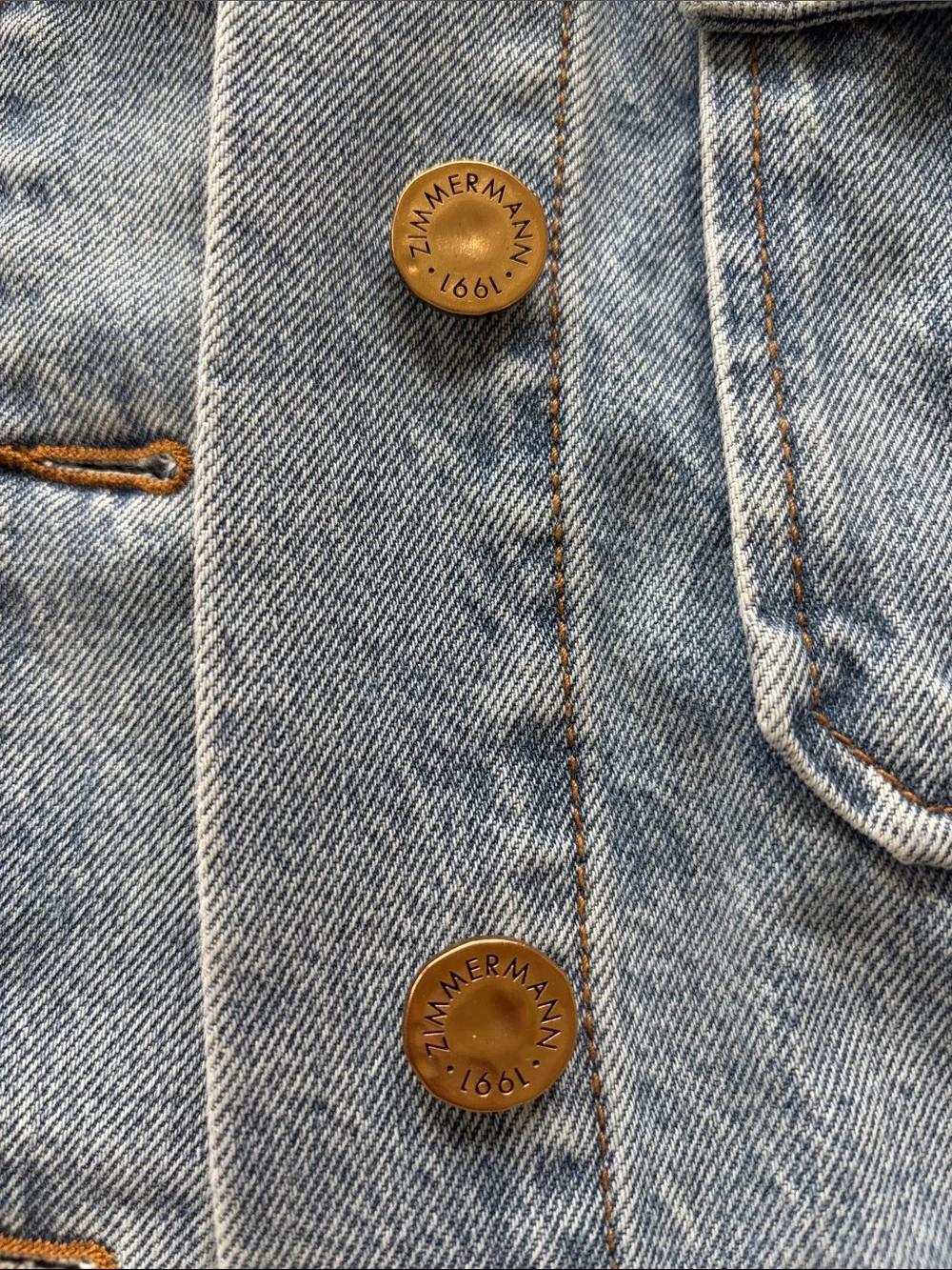 Zimmermann Light Blue Denim Jacket - Men's